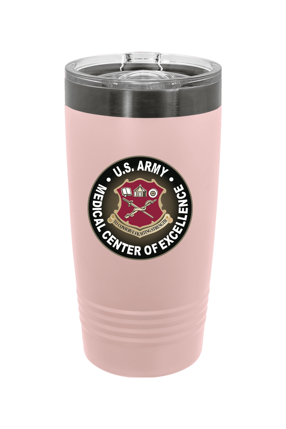 US Army Medical CoE 20 oz. ION-Plated Ringneck Insulated Tumbler with Slider Lid