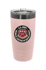 US Army Medical CoE 20 oz. ION-Plated Ringneck Insulated Tumbler with Slider Lid