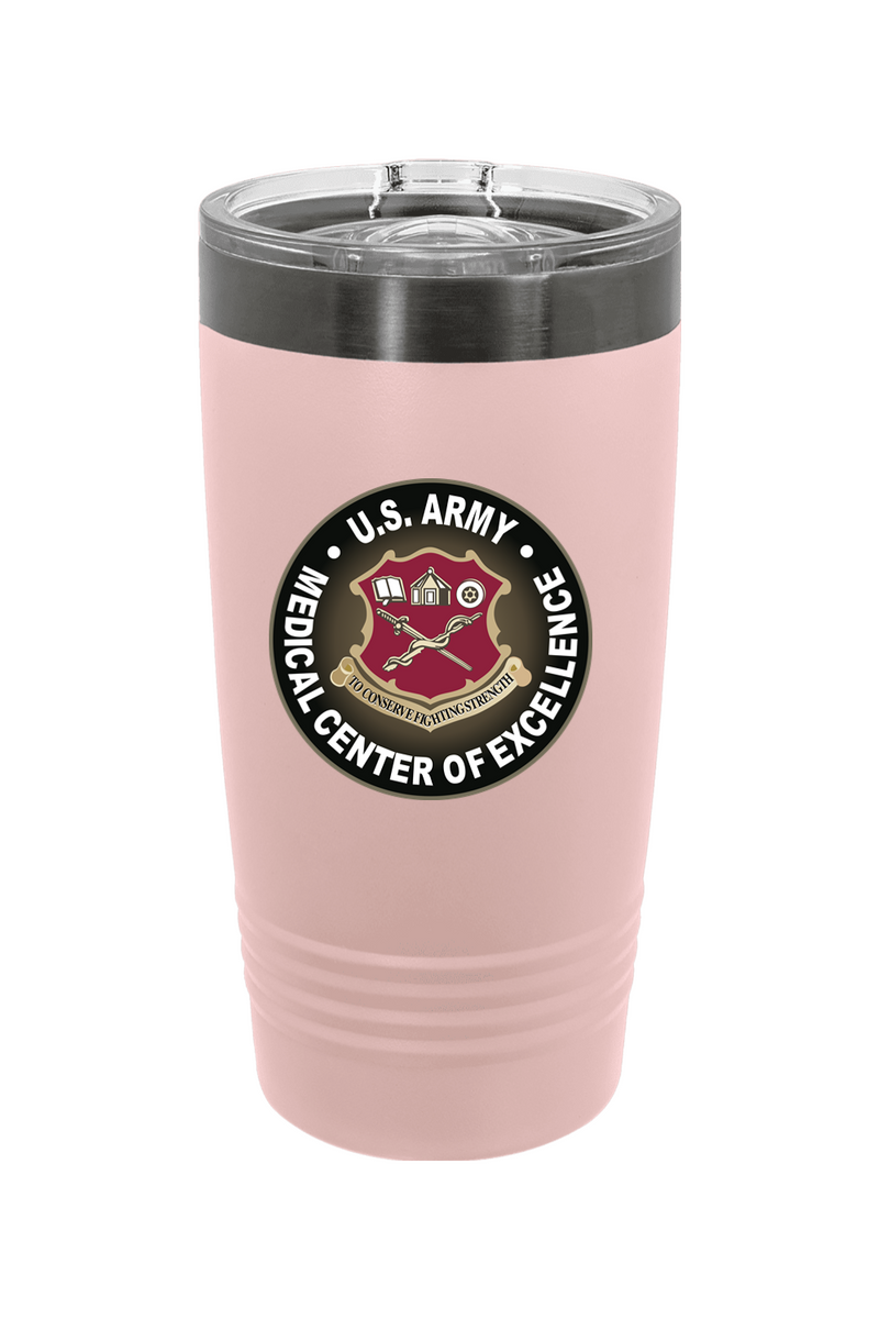 US Army Medical CoE 20 oz. ION-Plated Ringneck Insulated Tumbler with Slider Lid