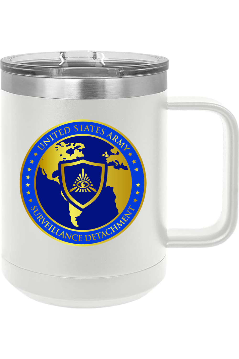 ASD 15oz Insulated Coffee Mug with Slider Lid
