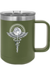 US Army Medical CoE 15oz Insulated Coffee Mug with Slider Lid