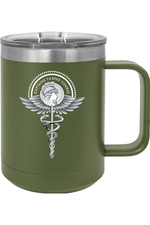 US Army Medical CoE 15oz Insulated Coffee Mug with Slider Lid