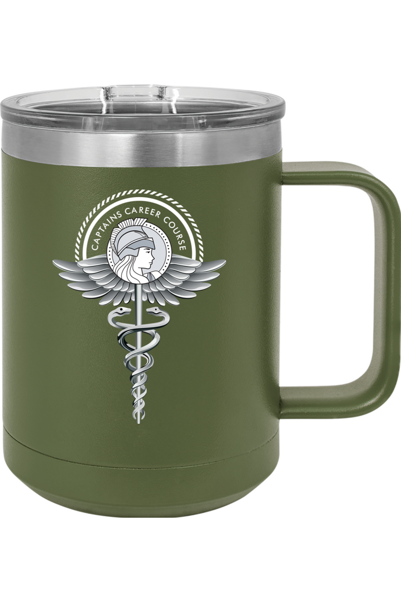 US Army Medical CoE 15oz Insulated Coffee Mug with Slider Lid