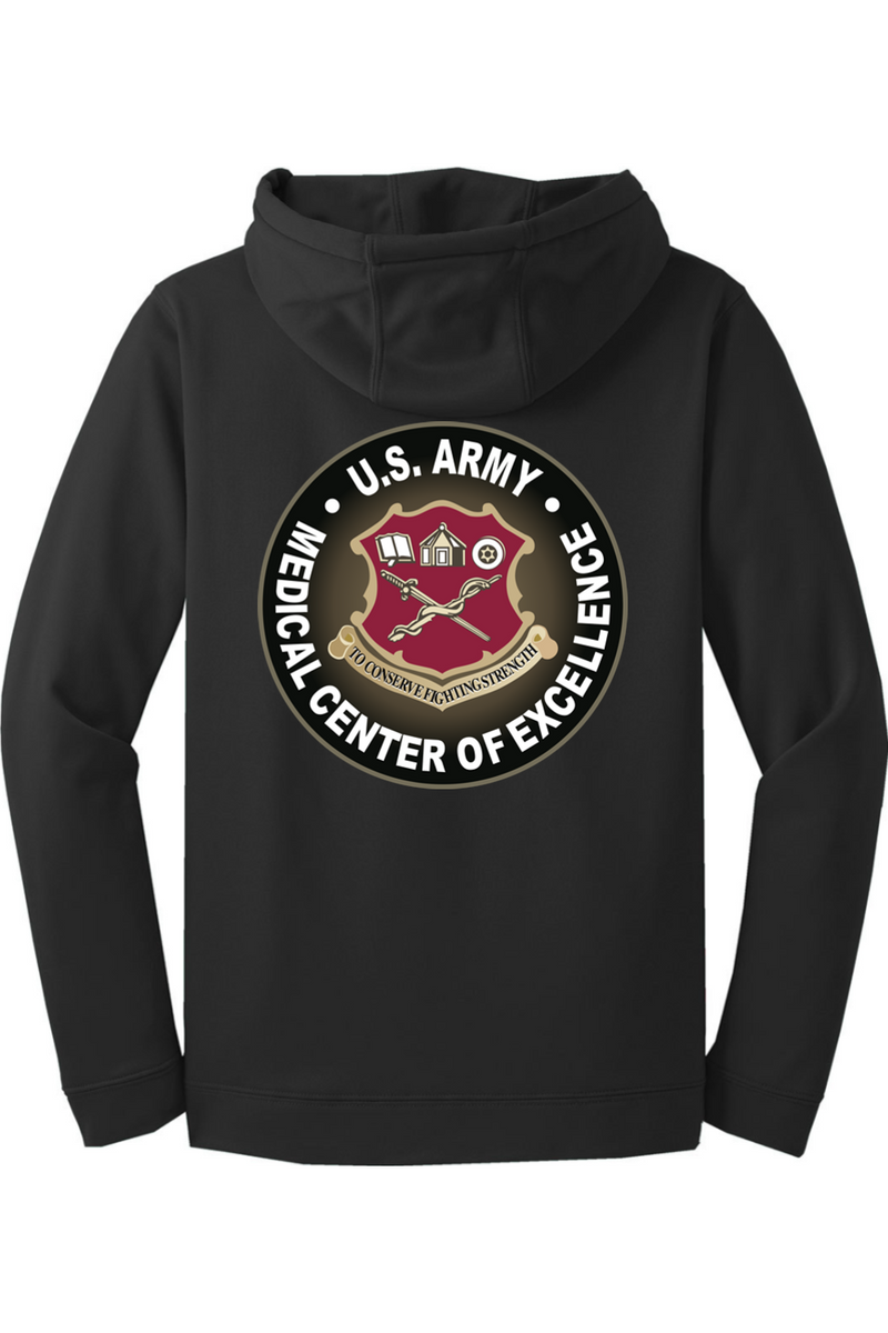 US Army Medical CoE Fleece Hooded Pullover