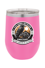 114th Signal Battalion 12oz Insulated Wine Tumbler