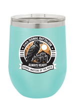 114th Signal Battalion 12oz Insulated Wine Tumbler