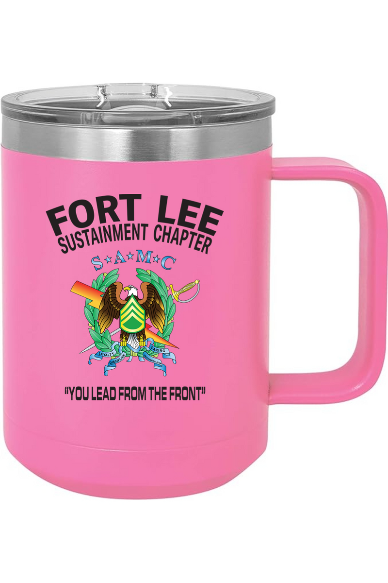 Fort Lee SAMC 15oz Insulated Coffee Mug with Slider Lid
