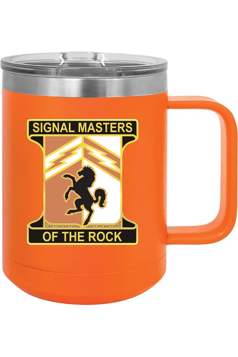 114th Signal Battalion 15oz Insulated Coffee Mug with Slider Lid