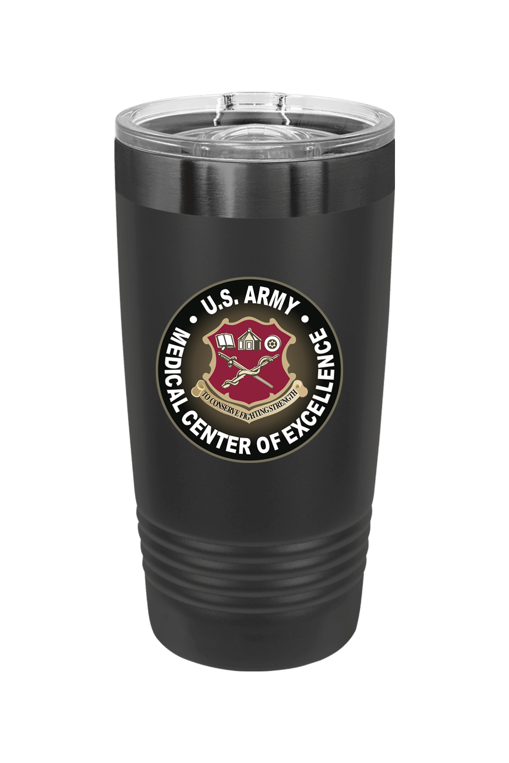 US Army Medical CoE 20 oz. ION-Plated Ringneck Insulated Tumbler with Slider Lid