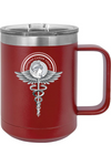 US Army Medical CoE 15oz Insulated Coffee Mug with Slider Lid