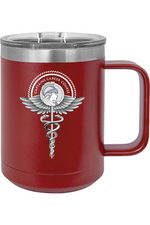 US Army Medical CoE 15oz Insulated Coffee Mug with Slider Lid