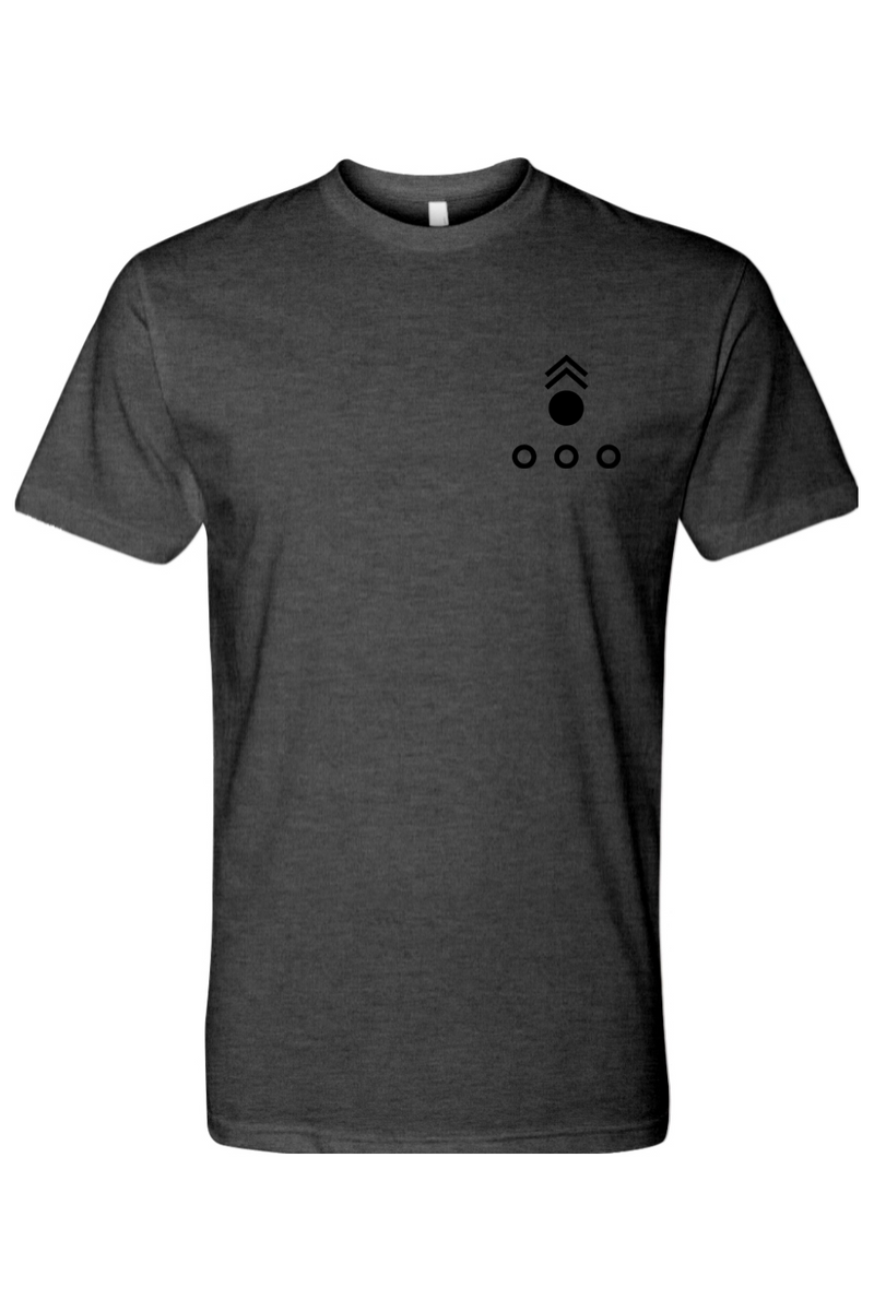 LCLS HIMARS Black Left Chest Design Next Level CVC Crew