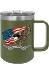 HHC DCPH-A 15oz Insulated Coffee Mug with Slider Lid