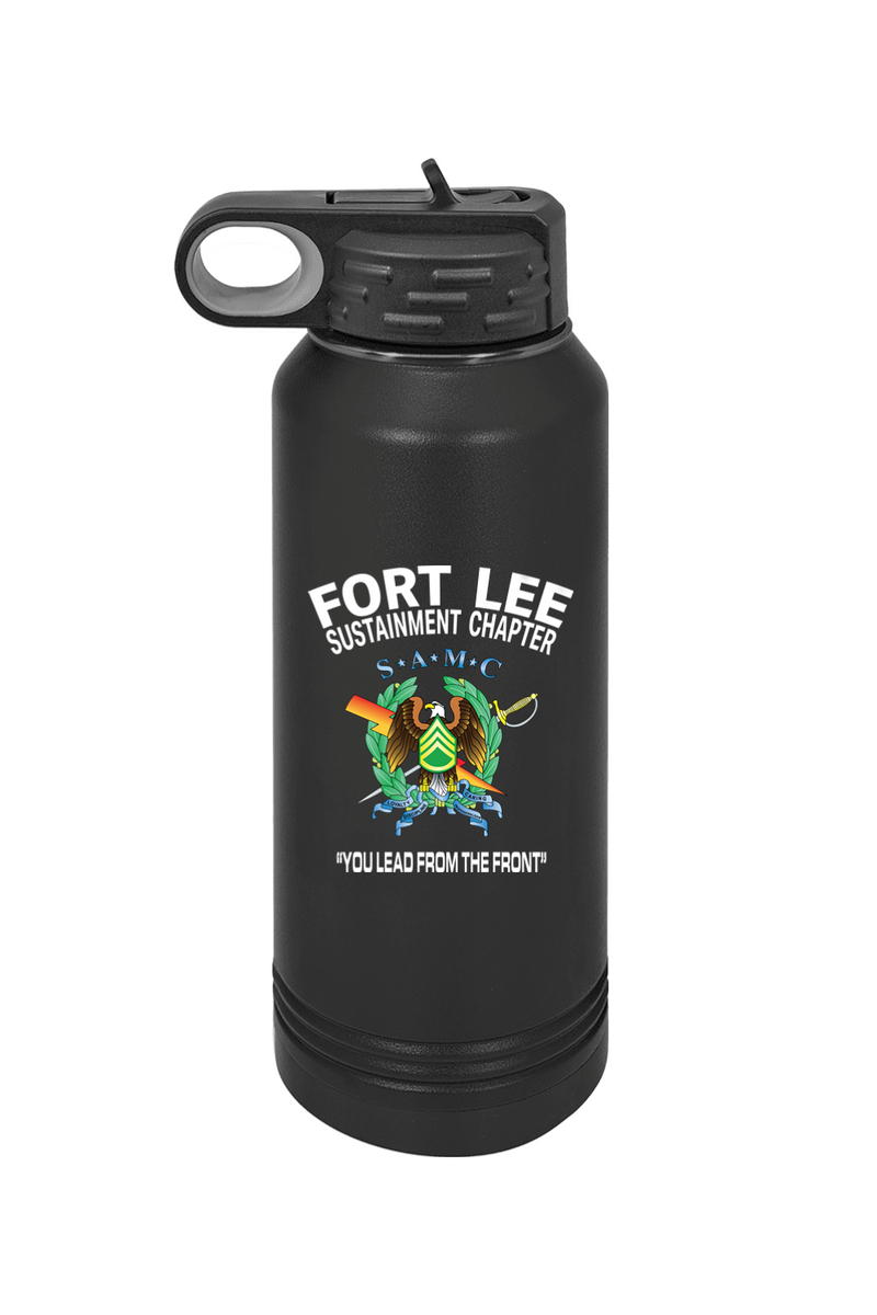 Fort Lee SAMC 32 oz. ION-Plated Water Bottle