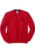 LCLS HIMARS Black Left Chest Design Crewneck Sweatshirt