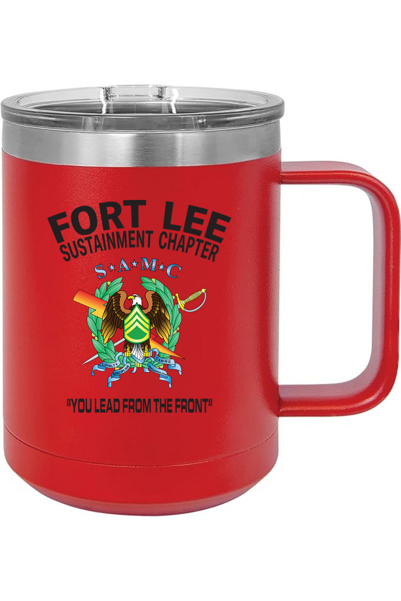 Fort Lee SAMC 15oz Insulated Coffee Mug with Slider Lid
