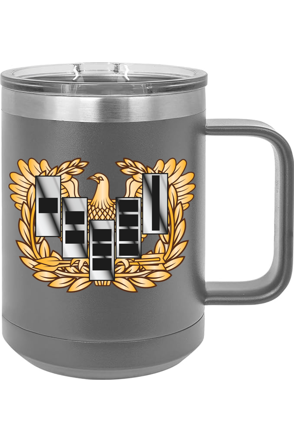 Warrant Officer 15oz Insulated Coffee Mug with Slider Lid