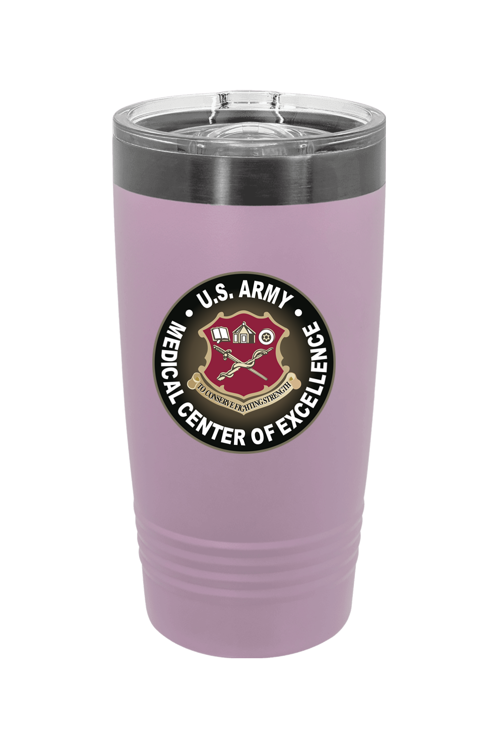 US Army Medical CoE 20 oz. ION-Plated Ringneck Insulated Tumbler with Slider Lid