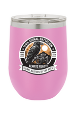 114th Signal Battalion 12oz Insulated Wine Tumbler