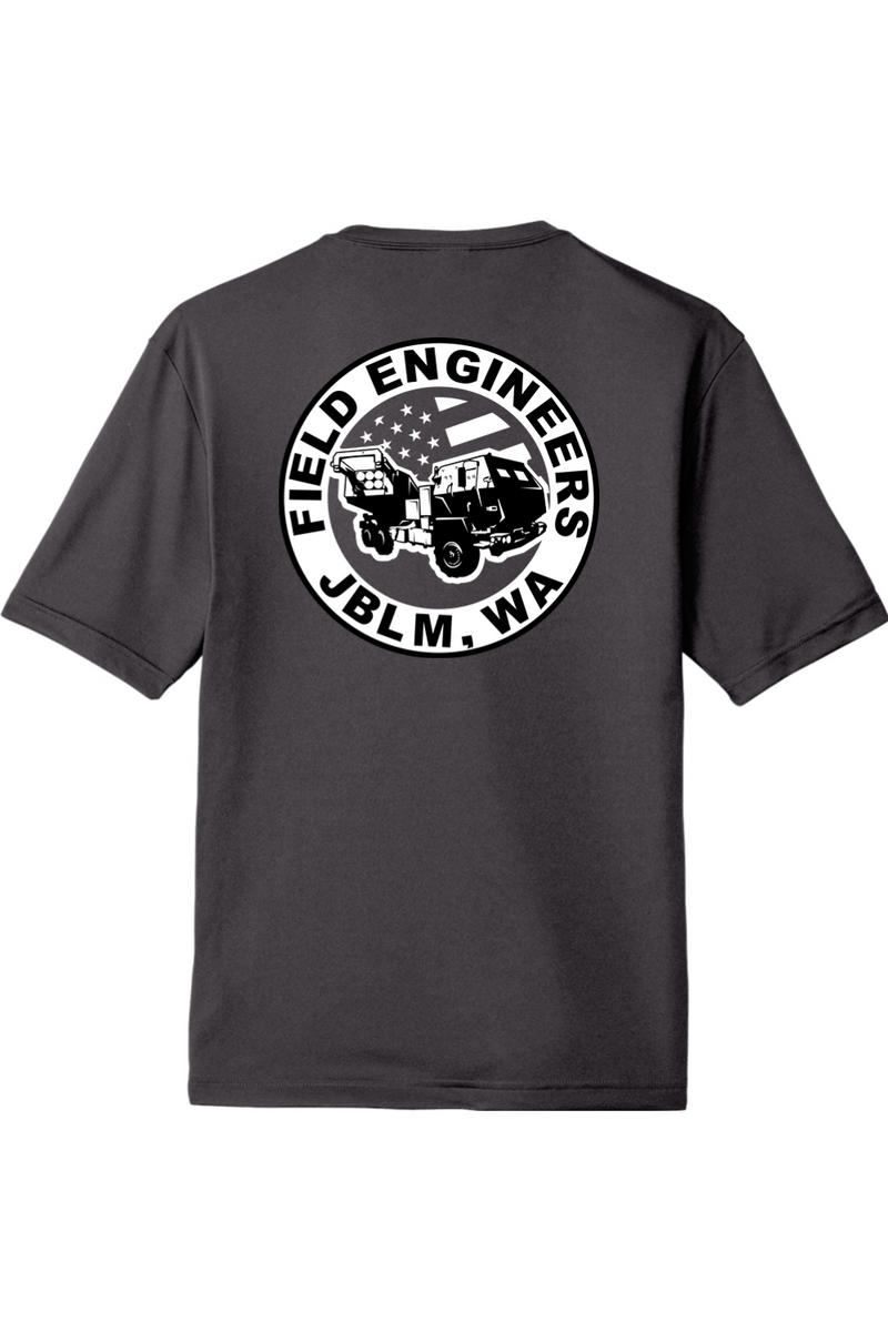 LCLS HIMARS Black Left Chest Design Competitor Tee