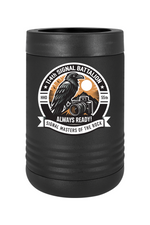 114th Signal Battalion Stainless Steel Vacuum Insulated Beverage Holder Raven