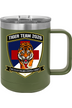 2nd Med BDE Tiger Team 15oz Insulated Coffee Mug with Slider Lid