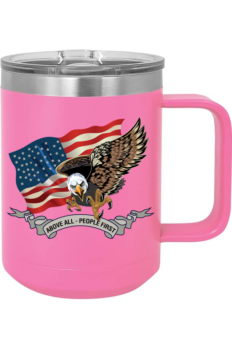 HHC DCPH-A 15oz Insulated Coffee Mug with Slider Lid