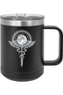 US Army Medical CoE 15oz Insulated Coffee Mug with Slider Lid