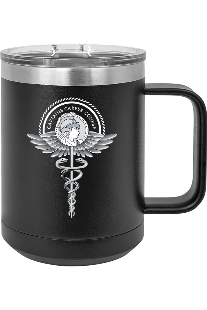 US Army Medical CoE 15oz Insulated Coffee Mug with Slider Lid