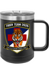 2nd Med BDE Tiger Team 15oz Insulated Coffee Mug with Slider Lid