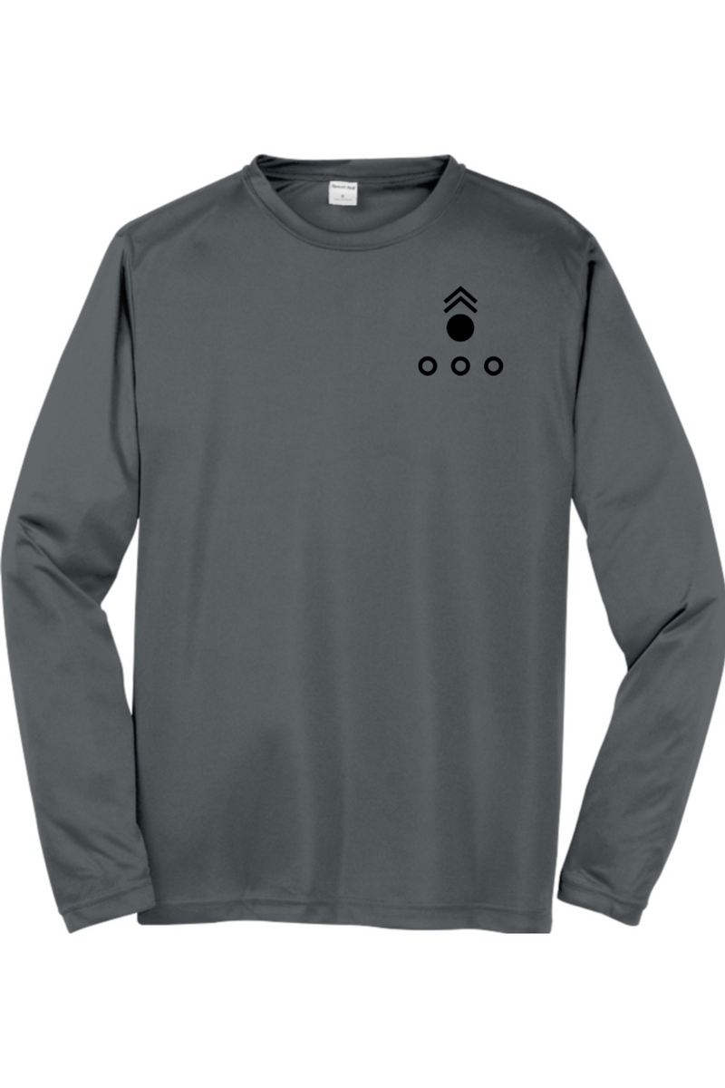 LCLS HIMARS Black Left Chest Design Long Sleeve Competitor Tee