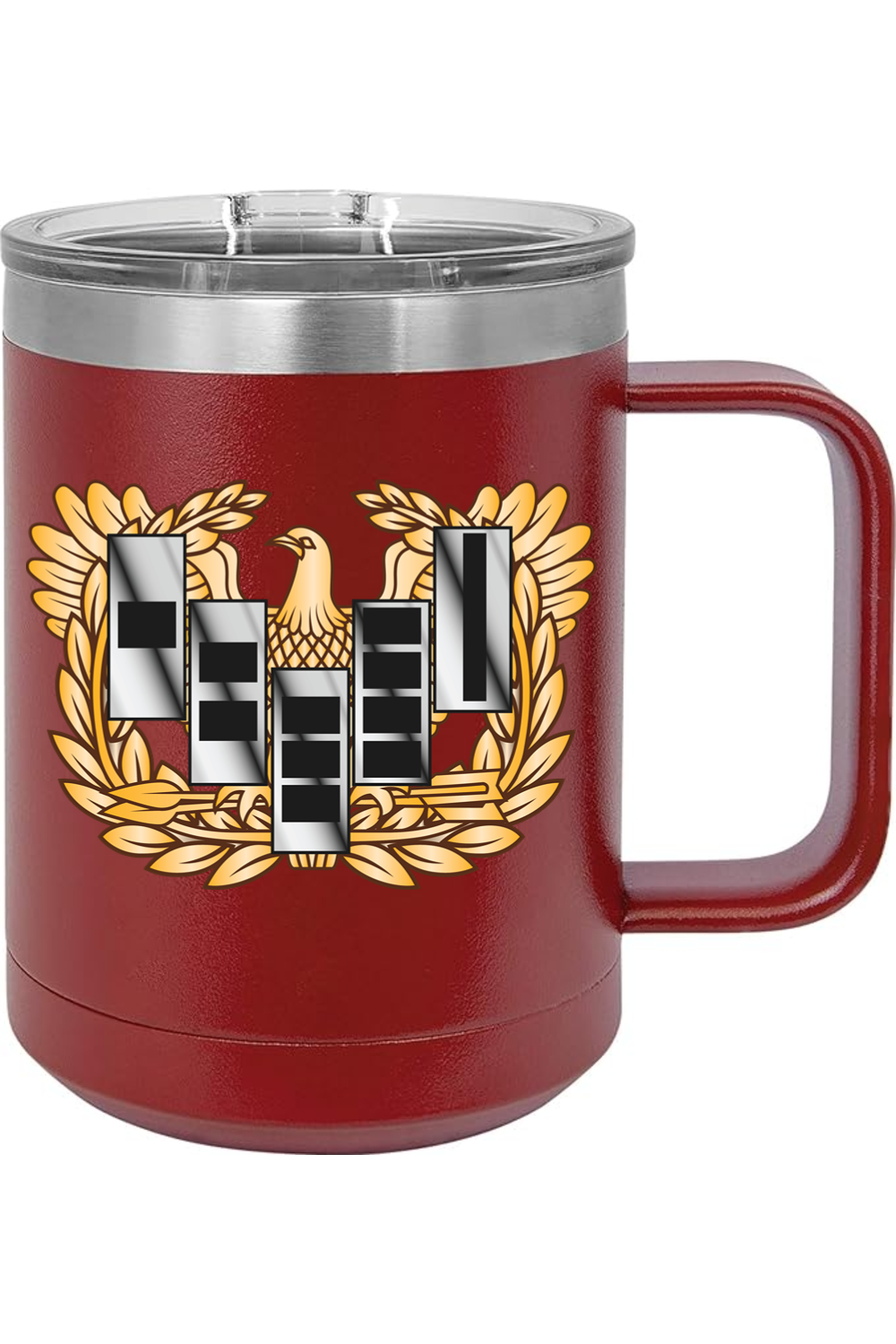 Warrant Officer 15oz Insulated Coffee Mug with Slider Lid