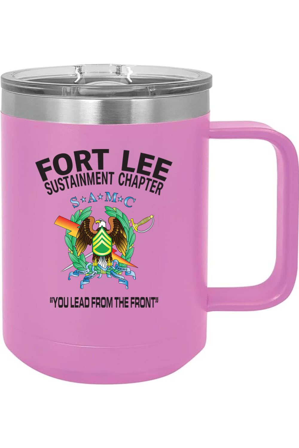 Fort Lee SAMC 15oz Insulated Coffee Mug with Slider Lid