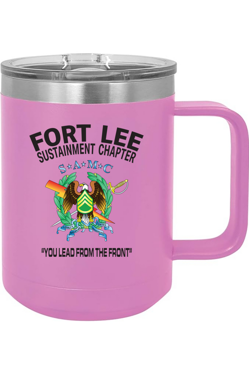 Fort Lee SAMC 15oz Insulated Coffee Mug with Slider Lid