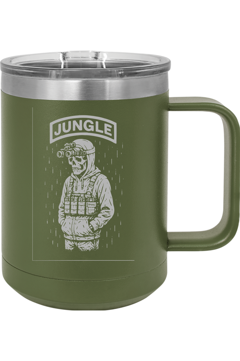 ODA 176 Jungle 15oz Insulated Coffee Mug with Slider Lid