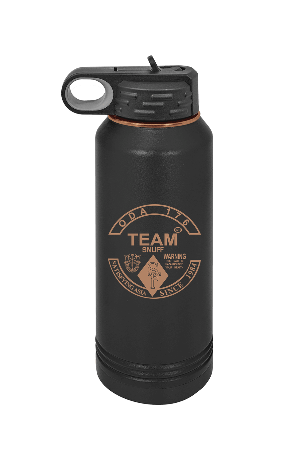 ODA 176 Team Snuff 32 oz. ION-Plated Water Bottle