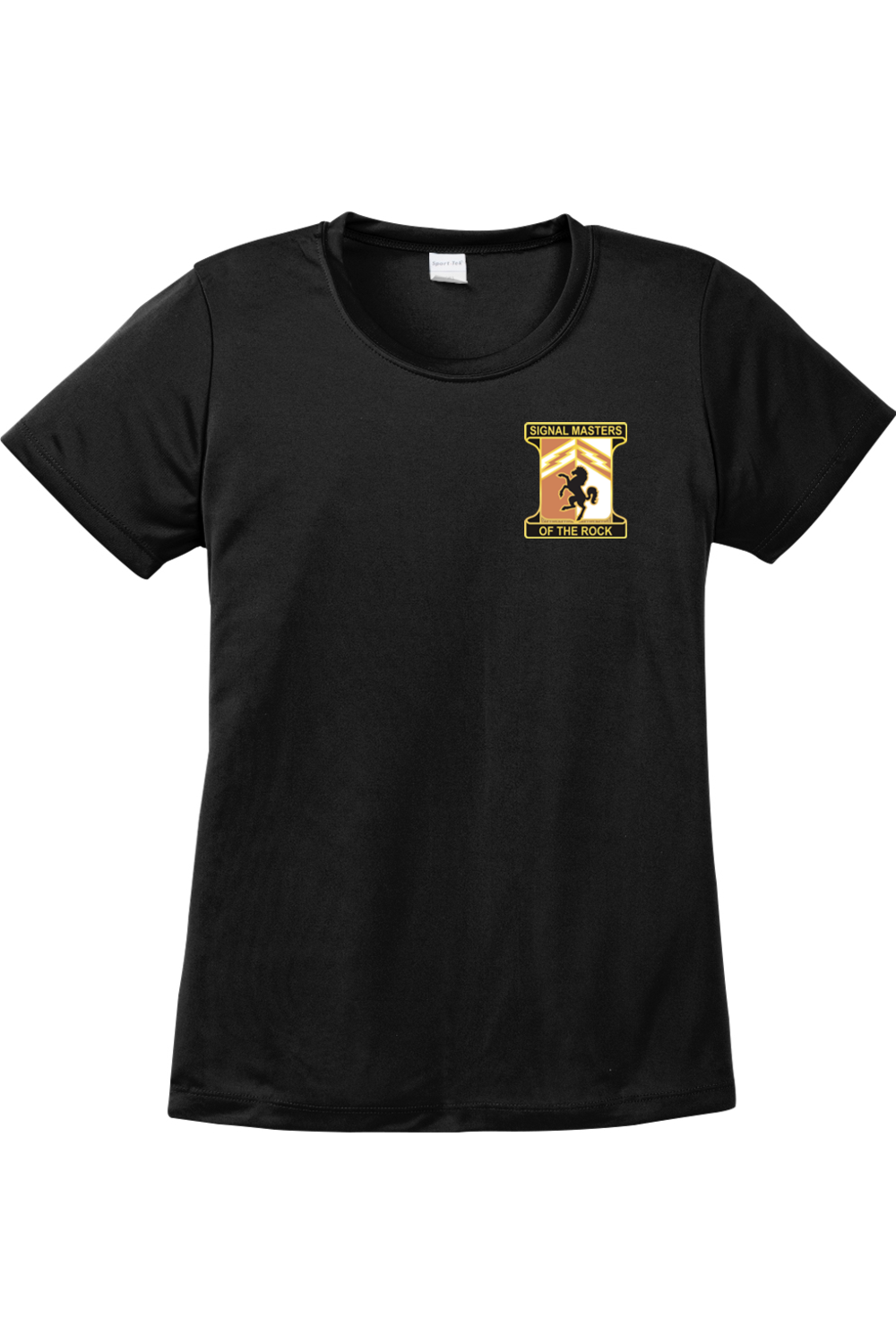 114th Signal Battalion Ladies Competitor Tee just DUI front design