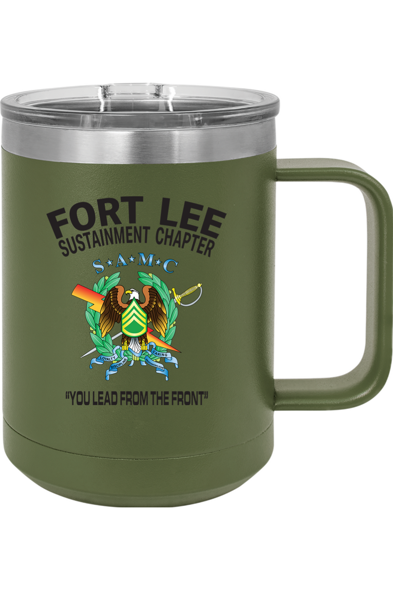 Fort Lee SAMC 15oz Insulated Coffee Mug with Slider Lid