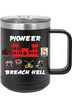 511th Pioneer Troop 15oz Insulated Coffee Mug with Slider Lid