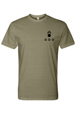 LCLS HIMARS Black Left Chest Design Next Level CVC Crew