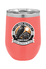 114th Signal Battalion 12oz Insulated Wine Tumbler