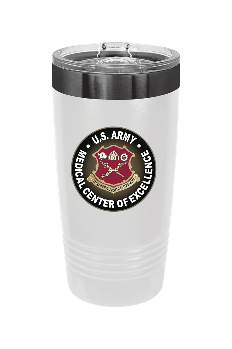 US Army Medical CoE 20 oz. ION-Plated Ringneck Insulated Tumbler with Slider Lid