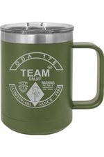 ODA 176 Team Snuff 15oz Insulated Coffee Mug with Slider Lid