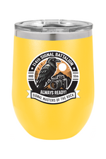 114th Signal Battalion 12oz Insulated Wine Tumbler