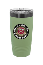 US Army Medical CoE 20 oz. ION-Plated Ringneck Insulated Tumbler with Slider Lid