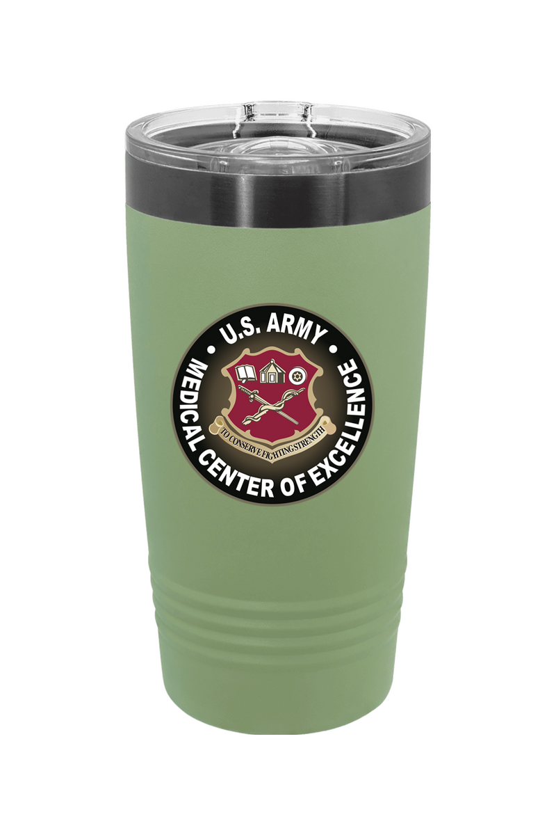 US Army Medical CoE 20 oz. ION-Plated Ringneck Insulated Tumbler with Slider Lid