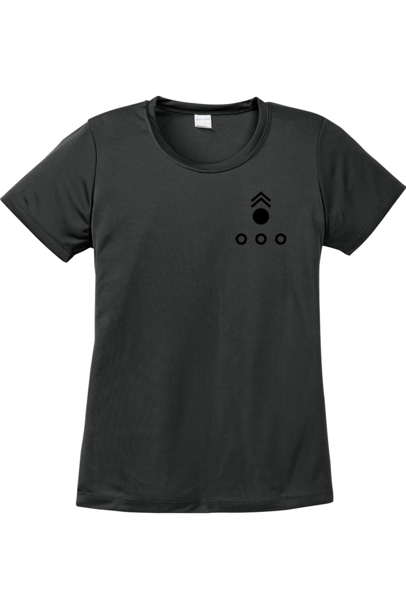 LCLS HIMARS Black Left Chest Design Ladies Competitor Tee