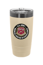 US Army Medical CoE 20 oz. ION-Plated Ringneck Insulated Tumbler with Slider Lid