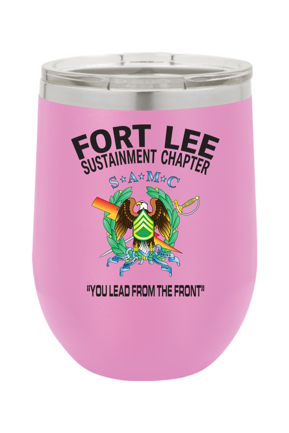 Fort Lee SAMC 12oz Insulated Wine Tumbler