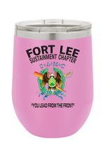 Fort Lee SAMC 12oz Insulated Wine Tumbler
